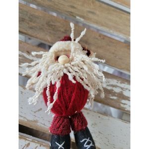 Santa folk art ornament Xmas tree